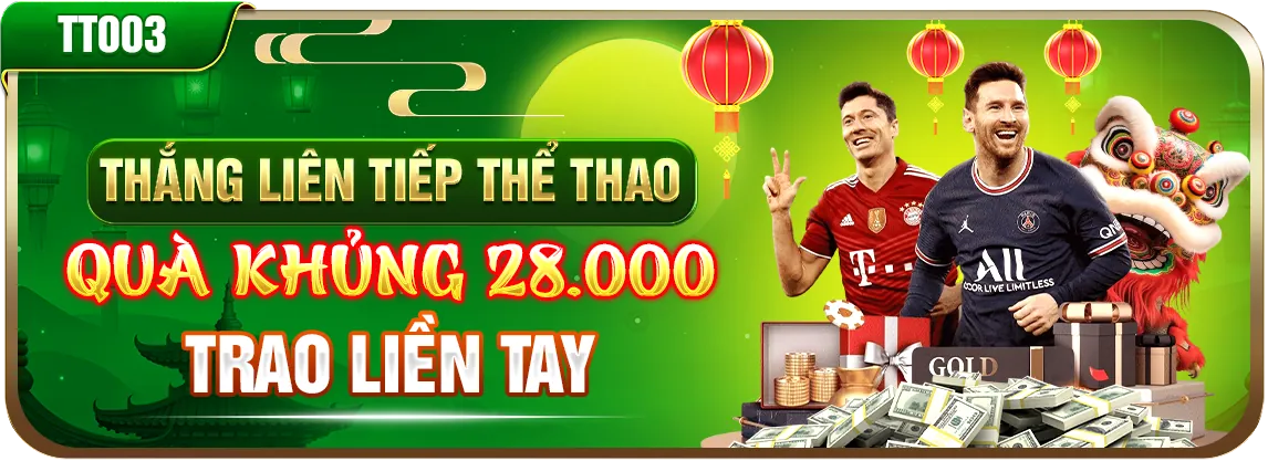 Banner khuyến mãi nổ hũ 28dt game