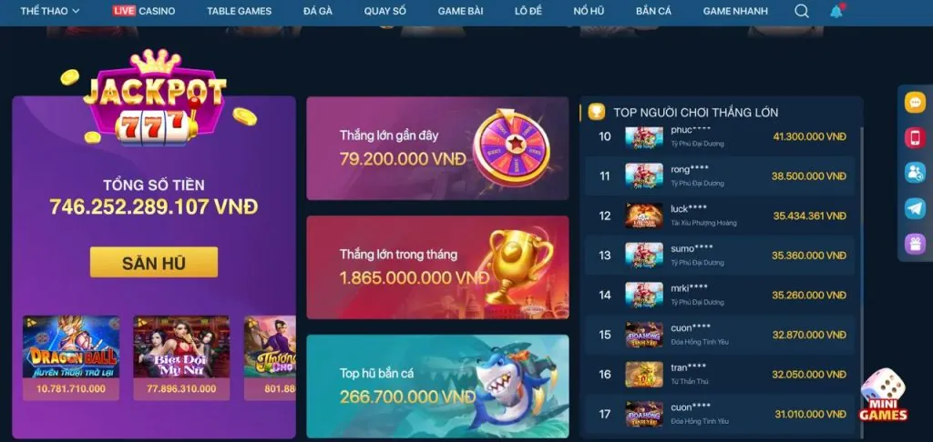Kho game slot đa dạng với hàng ngàn chủ đề hấp dẫn tại 28dt Game